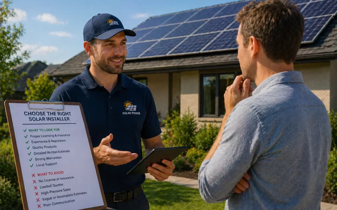 How to Choose a Solar Installer: What to Look For and Avoid