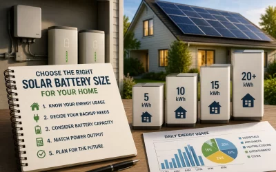 How to Choose the Right Solar Battery Size for Your Home