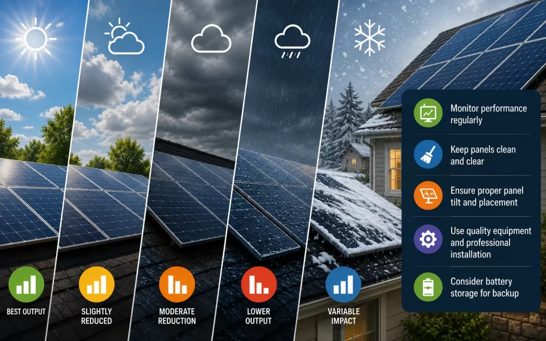 How Weather Affects Solar Panel Output (And What To Do About It)
