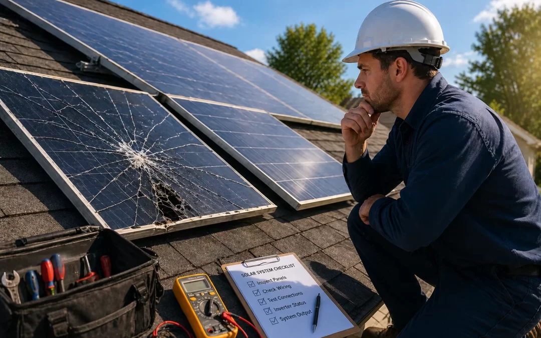 What to Do If a Solar Panel Breaks or Stops Working