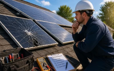 What to Do If a Solar Panel Breaks or Stops Working