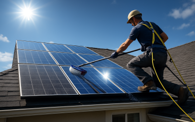Solar Panel Cleaning Service Explained: Cost, Benefits, Scheduling, and How Professional Cleaning Improves Efficiency